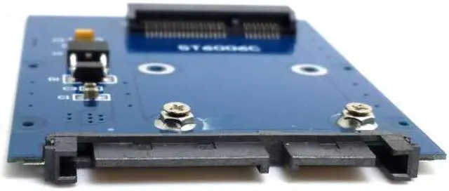 Alt view image 7 of 7 - Jimier CY SA-066 Slim Type Mini PCI-E mSATA SSD to 2.5" SATA 3.0 22pin HDD Adapter Hard Disk PCBA