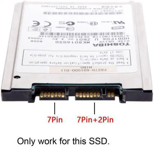 Alt view image 7 of 7 - Chenyang Cable 1.8" Micro SATA SSD HDD Hard Disk Drive to 2.5" SATA Laptop Notebook Adapter PCB