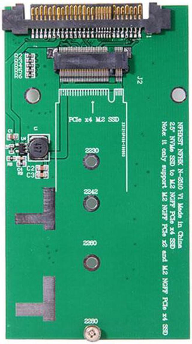 NFHK SFF-8639 NVME U.2 to NGFF M.2 M-Key PCIe SSD Adapter for Mainboard  Replace Intel SSD 750 p3600 p3700