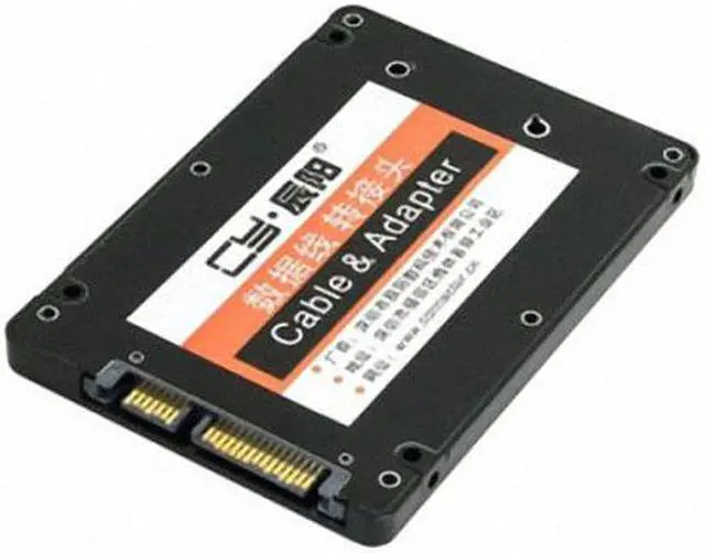 Alt view image 6 of 7 - Chenyang Cable Mini PCI-E mSATA SSD to 2.5" SATA Hard Disk Enclosure Case Converter Adapter for MSATA SSD