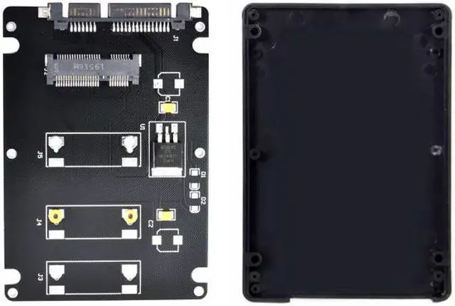Alt view image 7 of 7 - Chenyang Cable Mini PCI-E mSATA SSD to 2.5" SATA Hard Disk Enclosure Case Converter Adapter for MSATA SSD