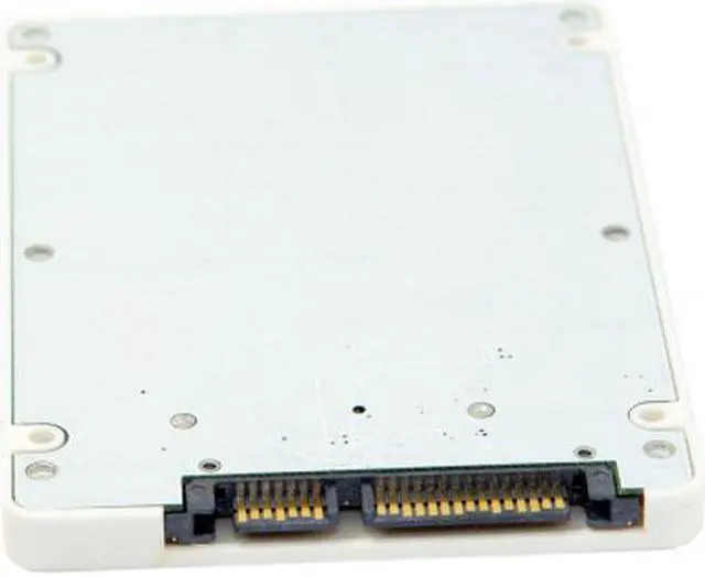 Alt view image 2 of 7 - Chenyang Cable 1.8" Micro SATA 16pin SSD to 2.5" SATA 22pin 7+15 hard disk case Enclosure White 7mm height