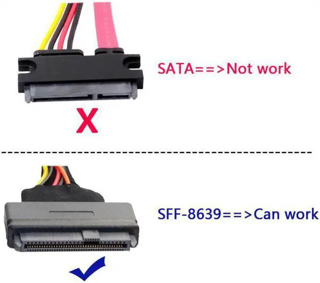 Alt view image 2 of 7 - Chenyang Cable PCI-E 3.0 x4 Lane to U.2 U2 Kit SFF-8639 Host Adapter for Intel Motherboard & 750 NVMe PCIe SSD