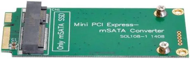 Alt view image 2 of 7 - Chenyang SA-112 3x5cm mSATA Adapter to 3x7cm Mini PCI-e SATA SSD for Asus Eee PC 1000 S101 900 901 900A T91