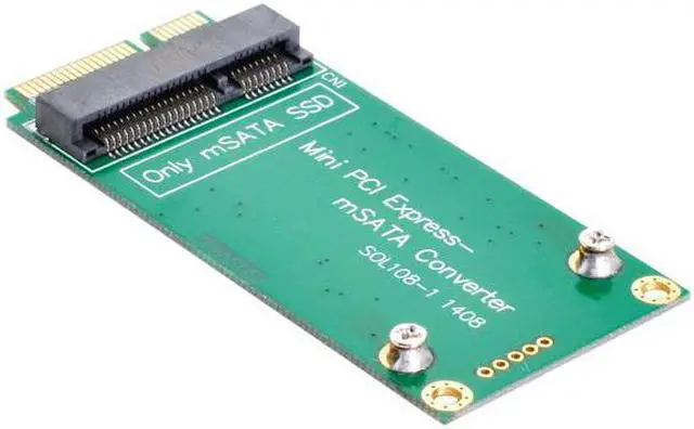 Alt view image 4 of 7 - Chenyang SA-112 3x5cm mSATA Adapter to 3x7cm Mini PCI-e SATA SSD for Asus Eee PC 1000 S101 900 901 900A T91