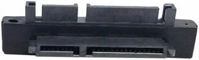 Alt view image 4 of 7 - Chenyang Cable 90 Degree Down Angled SATA 22Pin 7+15 Male to SATA 22P Female Extension Convertor Adapter