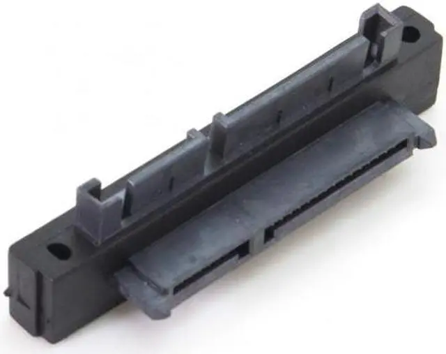 Alt view image 7 of 7 - Chenyang Cable 90 Degree Down Angled SATA 22Pin 7+15 Male to SATA 22P Female Extension Convertor Adapter