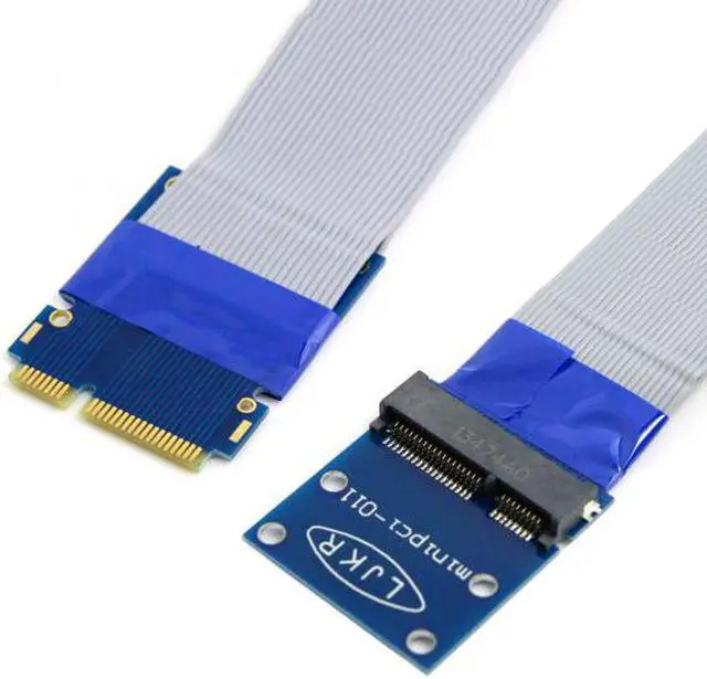 Alt view image 5 of 7 - Jimier CY SA-147 Flexible Mini PCI Express PCI-e Mini Card Extender 52pin Male to Female Extension FFC Cable