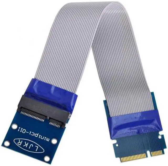 Alt view image 6 of 7 - Jimier CY SA-147 Flexible Mini PCI Express PCI-e Mini Card Extender 52pin Male to Female Extension FFC Cable