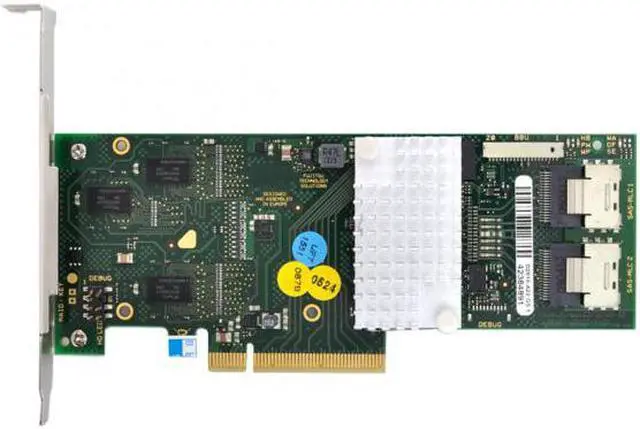 Alt view image 3 of 7 - HKCY SF-006-D2616 PCI-E to D2616-A12 LSI 9261-8i SATA/SAS Raid 6Gbs 512MB Cache SFF-8087 6Gb RAID0.1.5.6 PCI-E 2.0 X8 Controller Card with Bracket
