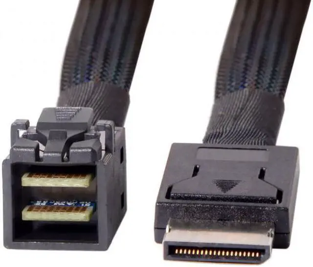 Alt view image 7 of 7 - KAIBOXIXI OCuLink PCIe PCI-Express SFF-8611 4i to SFF-8643 SSD Data Active Cable 50cm