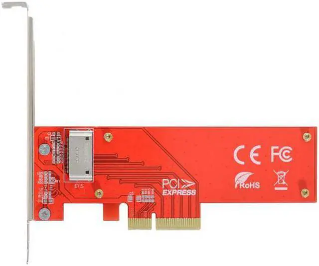 Alt view image 3 of 7 - CYSM PCI-E4.0 4X Host Adapter to NVMe Ruler 1U GEN-Z EDSFF Short SSD E1.S Carrier Adapter