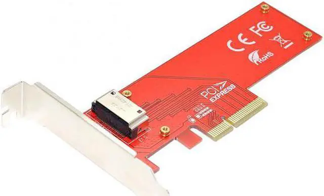 Alt view image 7 of 7 - CYSM PCI-E4.0 4X Host Adapter to NVMe Ruler 1U GEN-Z EDSFF Short SSD E1.S Carrier Adapter