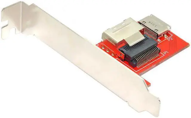 Alt view image 5 of 7 - Chenyang Cable PCI-Express 4.0 Mini SAS SFF-8087 to Oculink SFF-8611 SFF-8612 PCBA Female Adapter With Bracket