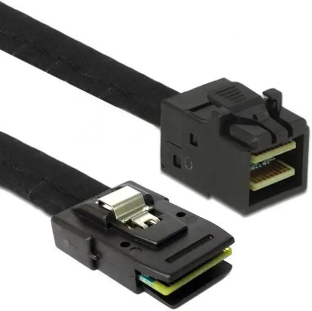 Alt view image 7 of 7 - Xiwai Cable Internal Mini SAS SFF-8087 to mini sas High Density HD SFF-8643 data Server hard disk raid Cable 50cm