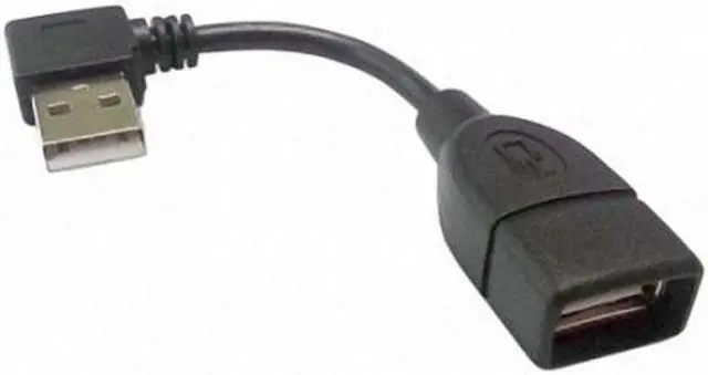 Alt view image 6 of 7 - Chenyang Cable 480M USB 2.0 Left Angled 90 degree A type male to Female extension cable 10cm