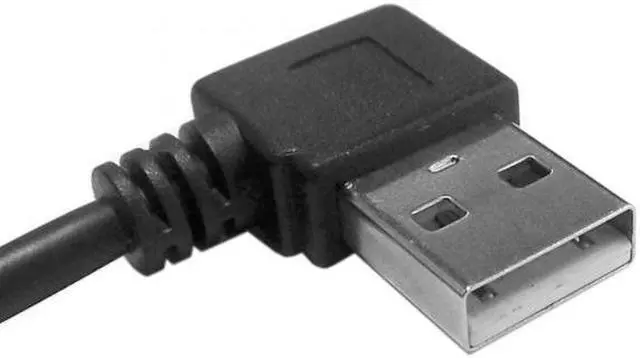Alt view image 2 of 7 - Chenyang Cable 480Mbps USB 2.0 Right Angled 90 Degree A type Male to Female Extension Cable 10cm