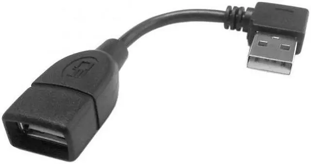 Alt view image 7 of 7 - Chenyang Cable 480Mbps USB 2.0 Right Angled 90 Degree A type Male to Female Extension Cable 10cm