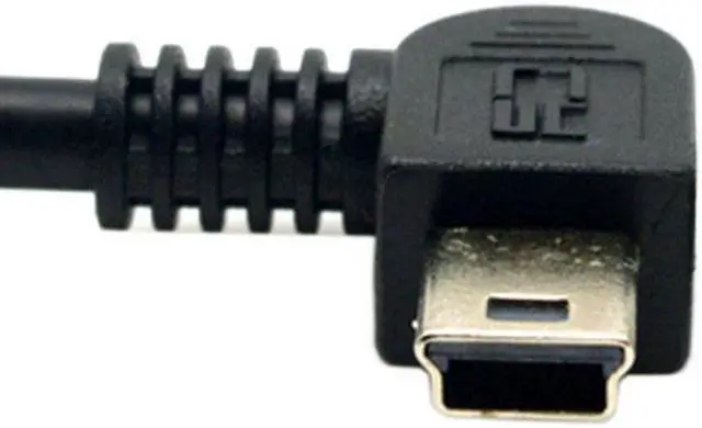 Alt view image 2 of 5 - CYSM USB A Type Female OTG to Right angled 90 Degree Mini B Male Cable 10cm
