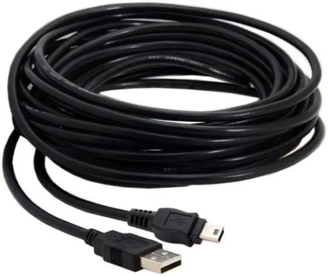 Alt view image 5 of 7 - KAIBOXIXI 8m 5m 3m Mini USB 5Pin to USB 2.0 Male Data Cable for Hard Disk & Camera & Phone