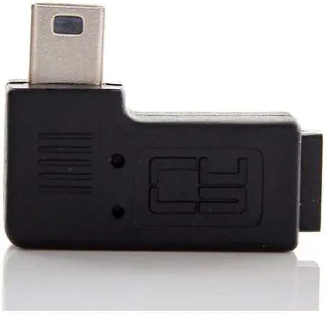 Alt view image 7 of 7 - KAIBOXIXI 90 Degree Right Angled Mini USB Male to Micro USB Female Data Sync Power Adapter