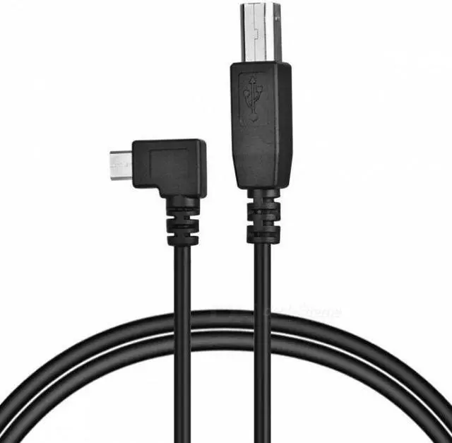 Main image of Chenyang Cable 30cm Right Angled 90 Degree Micro USB OTG to Standard B Type Printer Scanner Hard Disk Cable
