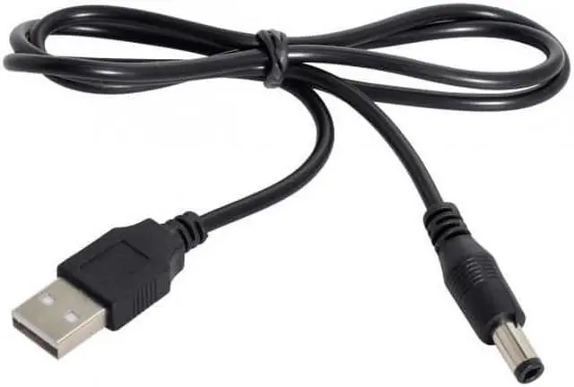 Alt view image 7 of 8 - Shenzhong USB 2.0 A Type Male to 5.5 x 2.5mm DC 5V Power Plug Barrel Connector Charge Cable 100cm