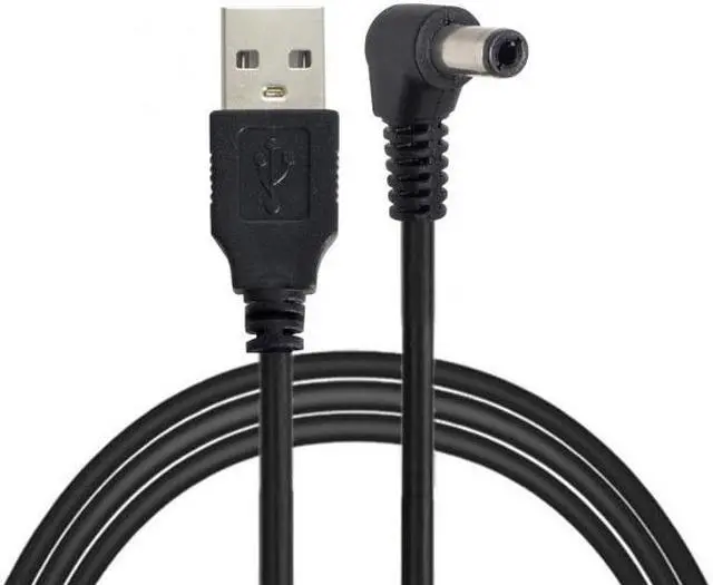 Alt view image 7 of 7 - Jimier CY U2-154-RI USB 2.0 A Type Male to Right Angled 90 Degree 5.5 x 2.5mm DC 5V Power Plug Barrel Connector Charge Cable
