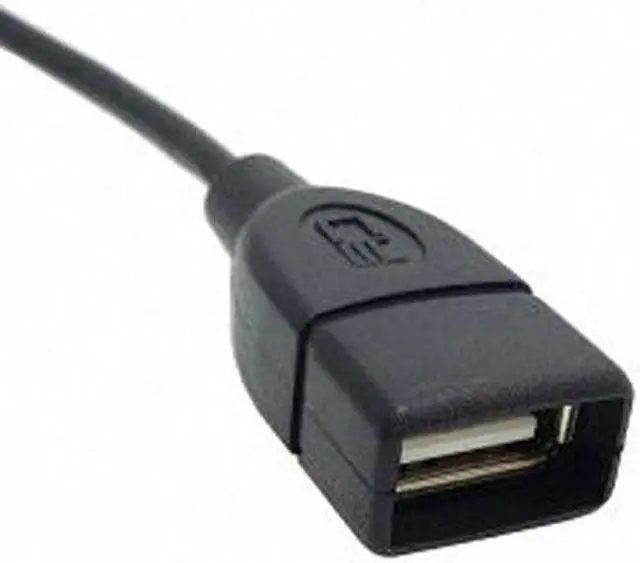 Alt view image 2 of 7 - KAIBOXIXI USB 2.0 Male to Female Extension Cable 100cm Reversible Design Up & Down Angled 90 Degree