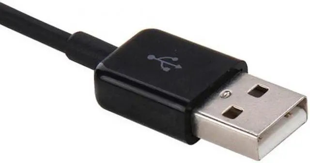 Alt view image 6 of 7 - KAIBOXIXI Left angled 90 degree Micro USB Male to USB Data Charge Cable for Mobile Phone & Tablet 300cm Black