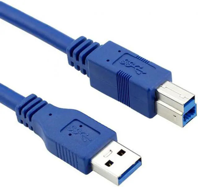 Alt view image 4 of 5 - Cablecc CY U3-002 New USB 3.0 Standard A Type Male to B Type Male cable 1m for External Hard disk
