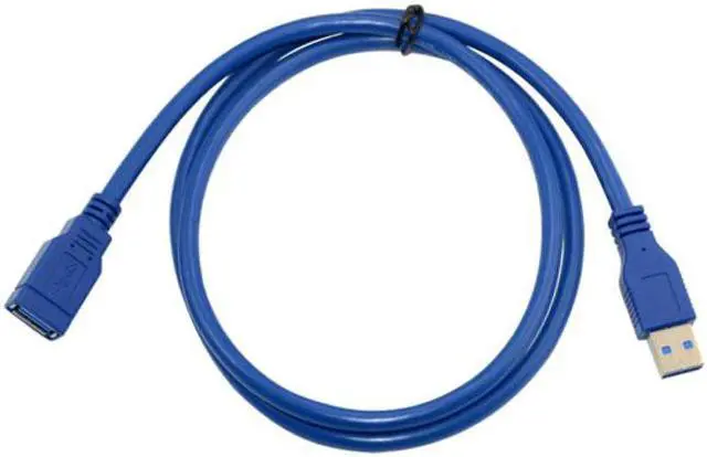 Alt view image 5 of 7 - Chenyang Cable USB 3.0 Type-A Male to Female Extension 1.0M Cable Blue 100cm