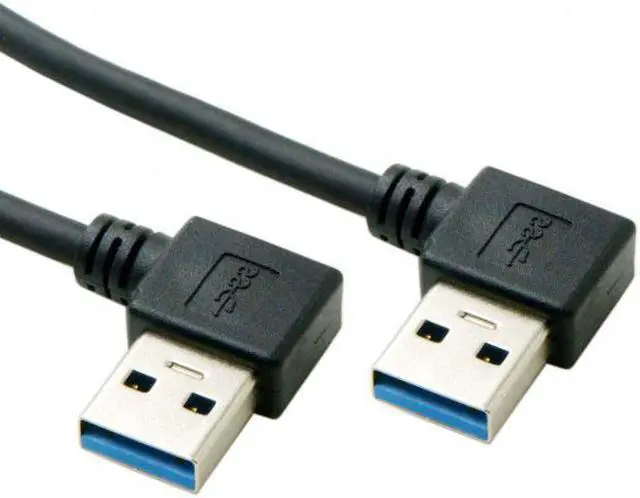 Alt view image 5 of 6 - KAIBOXIXI USB 3.0 Type-A 90 Degree Right Angled to Right Angled Data Cable for Hard Disk Computer