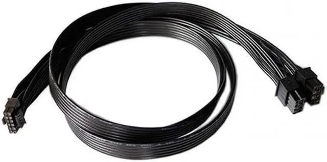 Alt view image 3 of 6 - Xiwai CY  PW-003 12VHPWR ATX3.0 PCI-E 5.0 Power Modular Cable to Dual ATX 8Pin for 3080 3090TI PSU 16Pin 12+4P Graphics Card