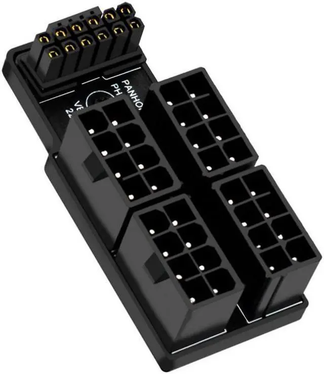 Main image of Jimier 12VHPWR ATX3.0 PCI-E 5.0 Power Modular Adapter to Four ATX 8P Up Angled 90 Degree for 4080 5090TI 16Pin 12+4P Graphics Card