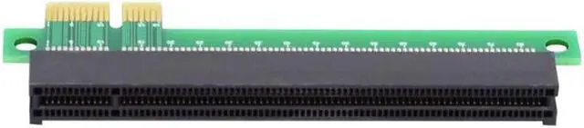 Alt view image 2 of 7 - Jimier PCI-E Express 1x to 16x Extender Converter Riser Card Adapter Male to Female Extension for Graphics Card