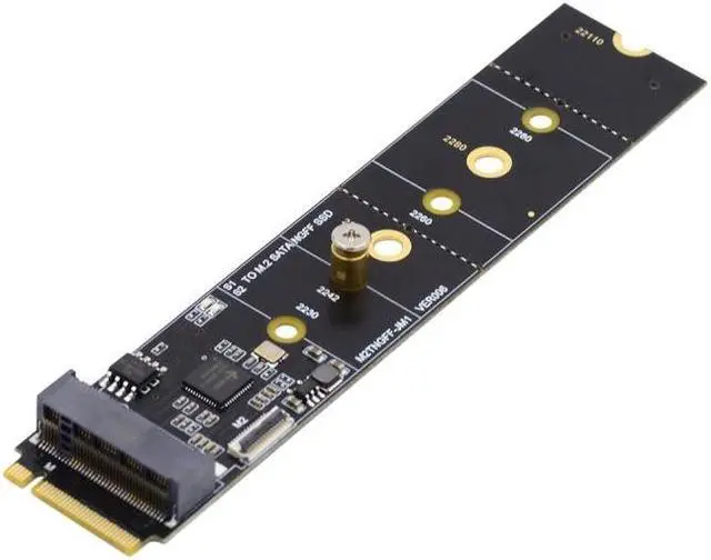 Main image of Xiwai SATA NGFF Key B+M SSD to NVME M-key Motherboard Desktop Adapter Converter SSD Card JMB582 2280