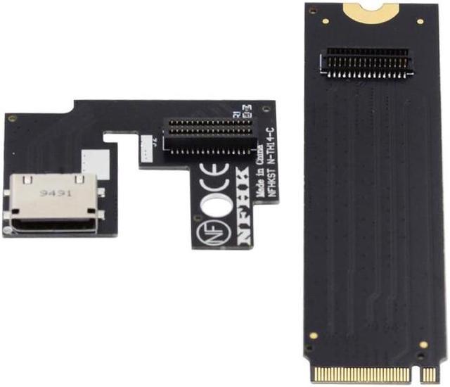 Cablecc PCI-E 3.0 M.2 M-key to Oculink SFF-8612 SFF-8611 Host Adapter for  ThinkBook 14+ External Graphics Card & SSD