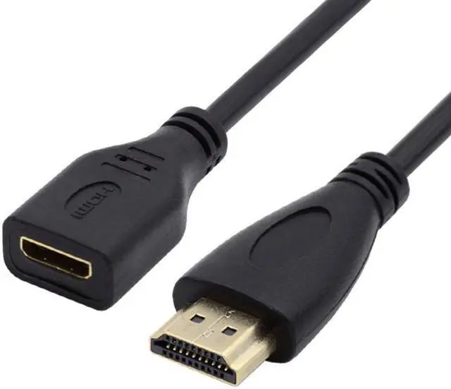 Alt view image 2 of 7 - FVH 15cm Mini HDMI Type-C Socket Female to HDMI Type-A Male Adapter Extension Cable for Camera HDTV 4K 1080P