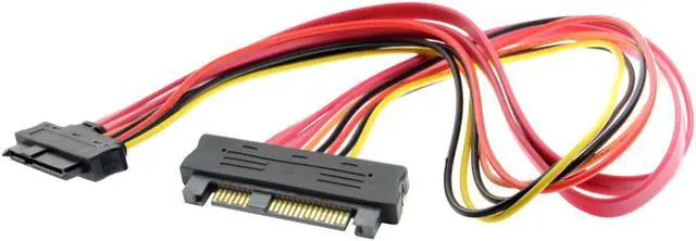 Alt view image 6 of 7 - FVH SFF-8482 SAS Cable 29Pin Male to Female Hard Disk DRIVE EXTENSION Cable 25cm SF-039-0.2M