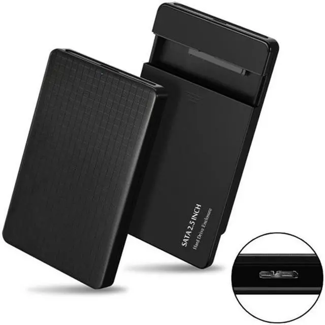 Alt view image 3 of 6 - FVH 2.5 Inch Sata 22pin 7+15 SSD to USB 3.0 External Hard Disk Enclosure for Laptop & PC & Macbook U3-191