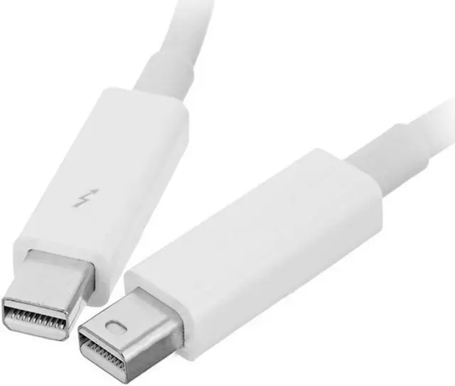 Alt view image 2 of 3 - Jimier Thunderbolt 2 Port Male to Male Video Data Cable for MacBook & SSD & Displays TB-004-WH