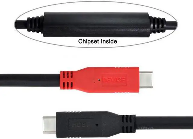 Alt view image 5 of 7 - Xiwai Cable 8m USB-C Type-C to USB-C 5Gbps Gen1 Chipset Repeater Data Cable Single-Way Transfer for Industrial Camera & Laptop PC & Disk