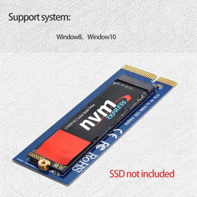 Alt view image 5 of 7 - Jimier Cable NGFF M-key NVME AHCI SSD to PCI-E Express 3.0 4X Vertical Adapter for SSD & Motherboard