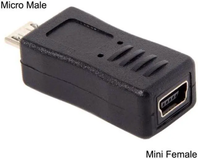 Alt view image 2 of 7 - Xiwai CY  U2-065 Mini Size Micro USB 5Pin Male to Mini Female USB Data Charge Adapter for TabletCell Phone