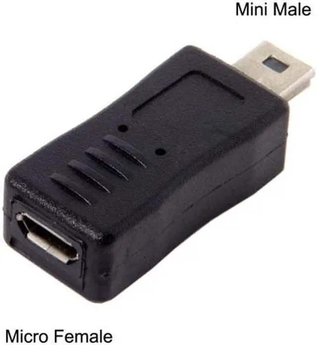 Alt view image 2 of 7 - Cablecc CY U2-071 Moto HTC Nokia Moto Phone Micro USB Female to Mini USB Male data charger Adapter