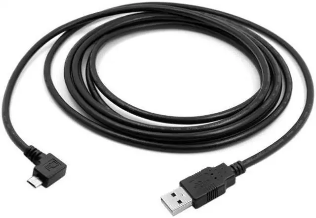 Alt view image 7 of 7 - KAIBOXIXI 3m Left Angled 90 Degree Micro USB Male to USB 2.0 Data Charge Cable for Cell Phone & Tablet