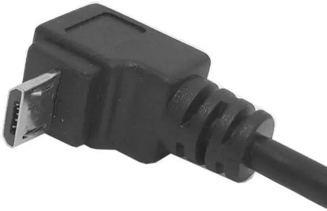 Alt view image 6 of 7 - Jimier Cable up angled 90 degree Micro USB Male to USB Data Charge Cable for i9500 9300 N7100