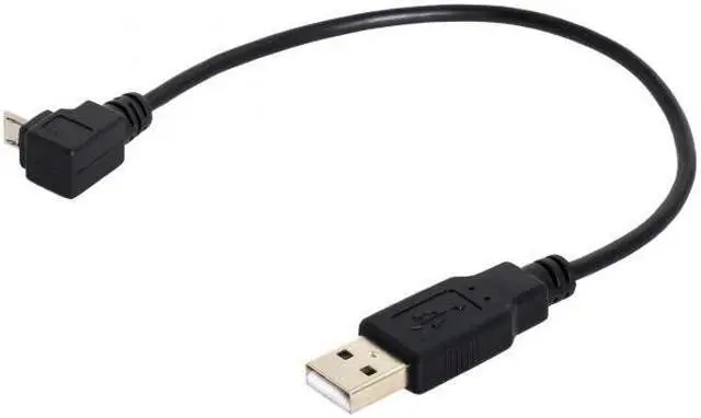 Alt view image 6 of 7 - Jimier Cable Down angled 90 degree Micro USB to USB Data Charge Cable for i9500 9300 N7100