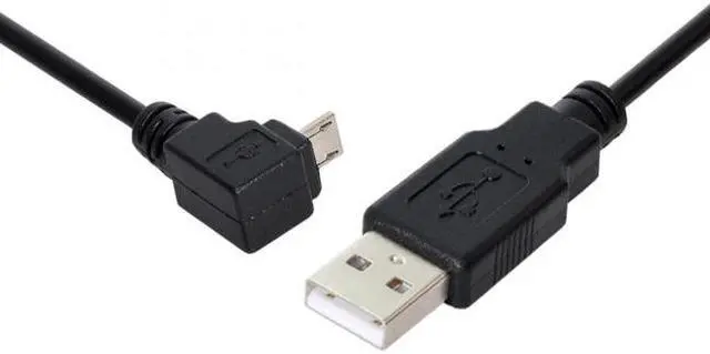 Alt view image 7 of 7 - Jimier Cable Down angled 90 degree Micro USB to USB Data Charge Cable for i9500 9300 N7100